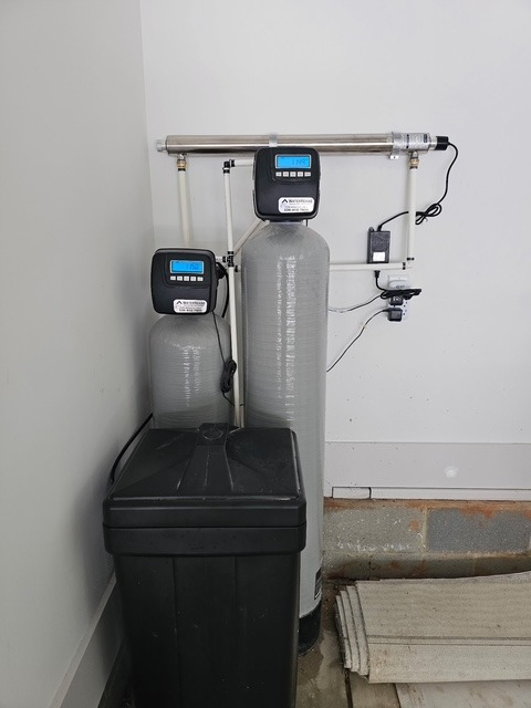 Softener + whole-home UV disinfection stack