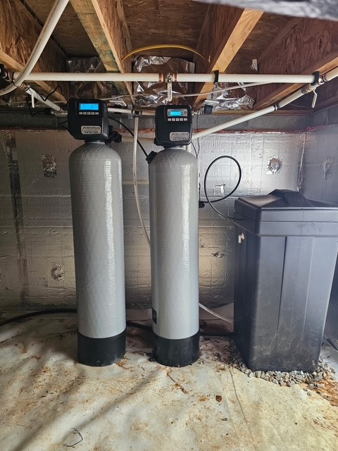 Insulated crawl-space install with digital control valves